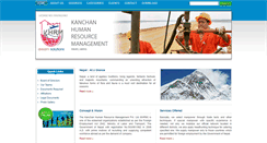 Desktop Screenshot of khrmnepal.com